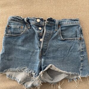 Levi's Blue Jean Shorts